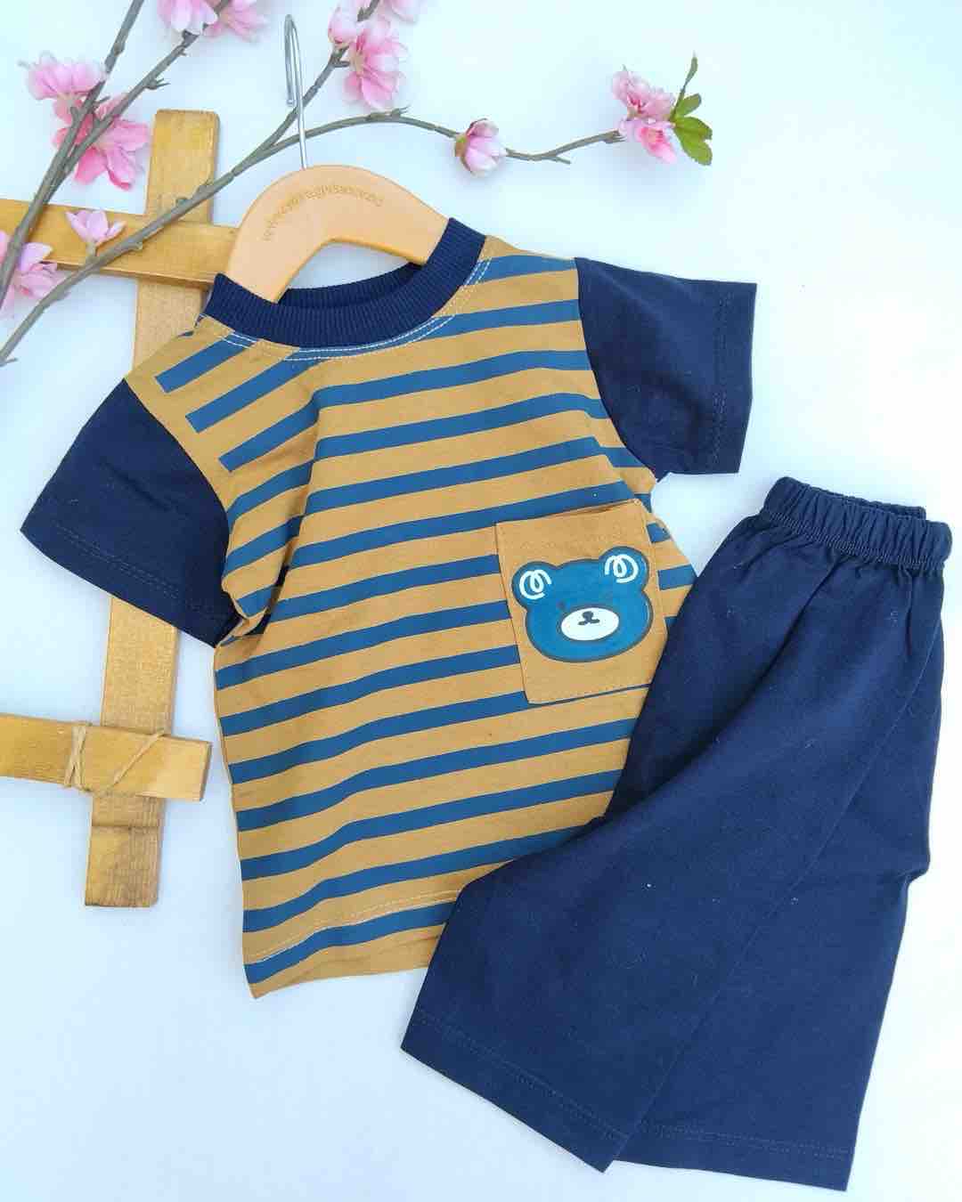 ست راه راه جیبی 461⭐